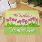 Spring Tulips Personalized Cutting Board 63133283